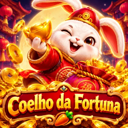 tela do jogo Fortune Rabbit com grade de símbolos